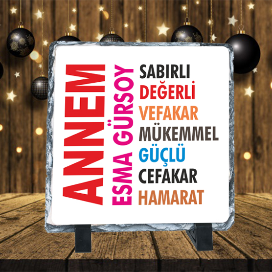 ANNELER GÜNÜNE ÖZEL TAŞ BASKI