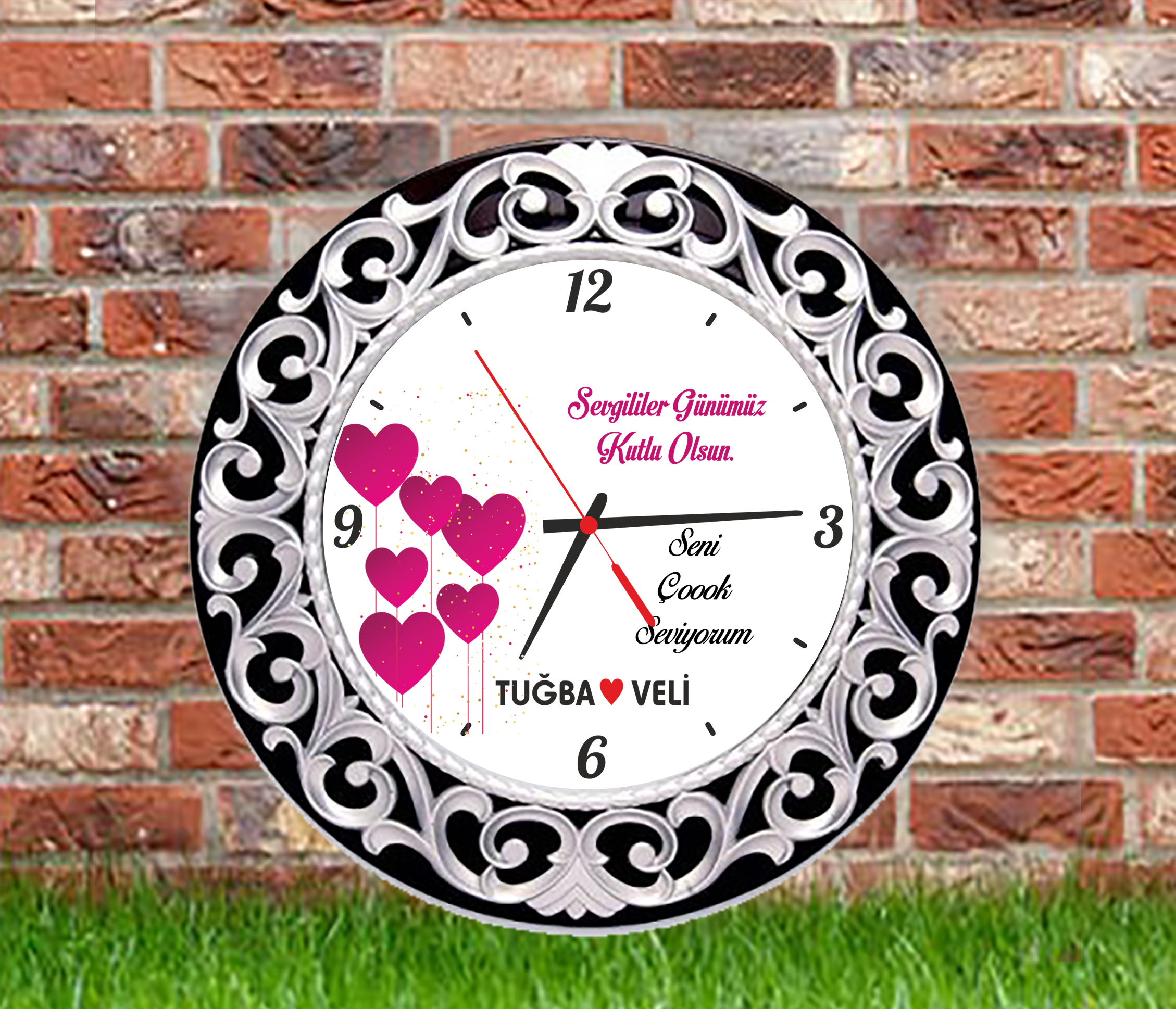 SEVGİLİYE ÖZEL DUVAR SAATİ