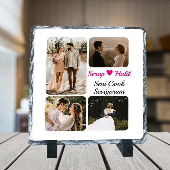 SEVGİLİYE ÖZEL TAŞ BASKI