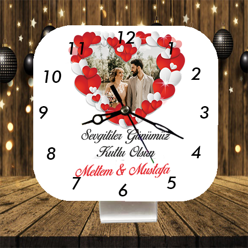SEVGİLİYE ÖZEL MASA SAATİ