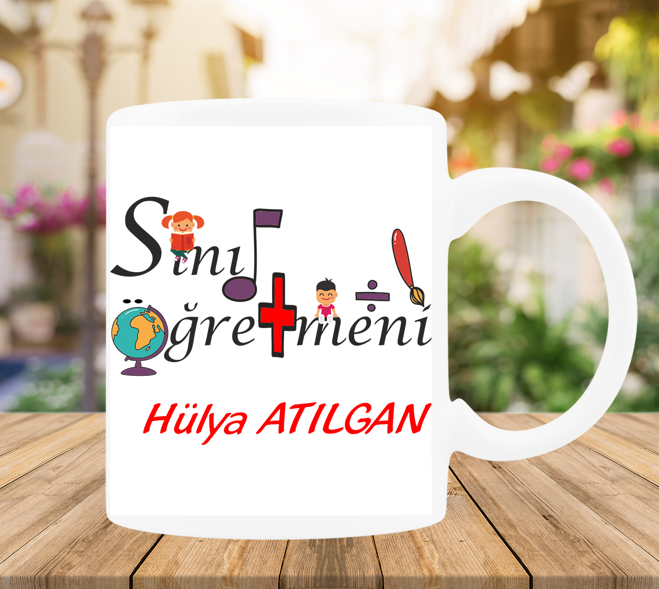 SINIF ÖĞRETMENİNE ÖZEL BARDAK