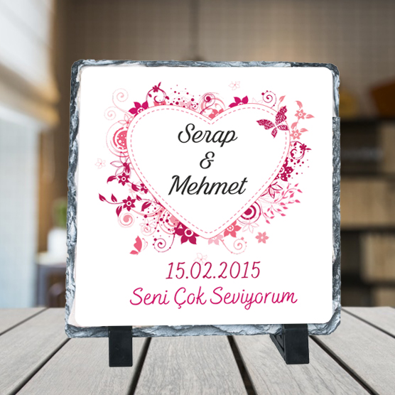 SEVGİLİYE ÖZEL TAŞ BASKI