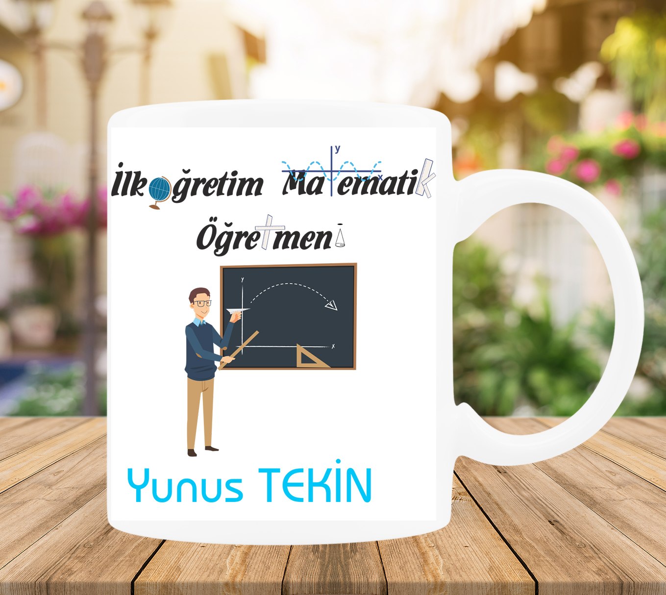 MATEMATİK ÖĞRETMENİNE ÖZEL BARDAK