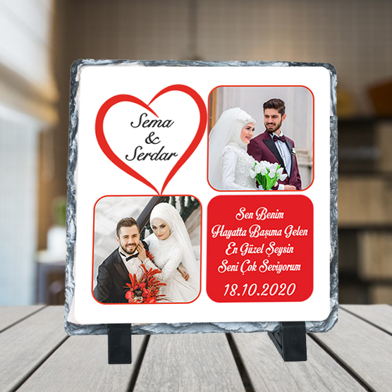 SEVGİLİYE ÖZEL TAŞ BASKI