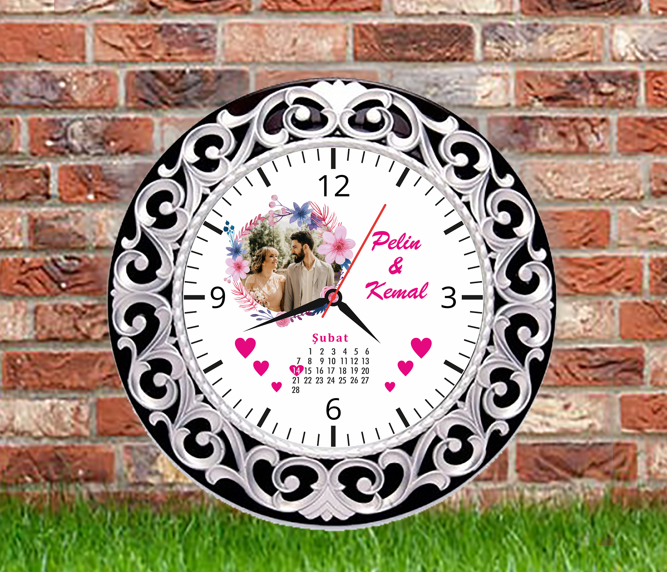SEVGİLİYE ÖZEL DUVAR SAATİ