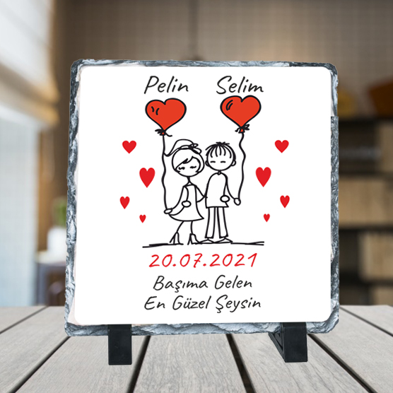SEVGİLİYE ÖZEL TAŞ BASKI