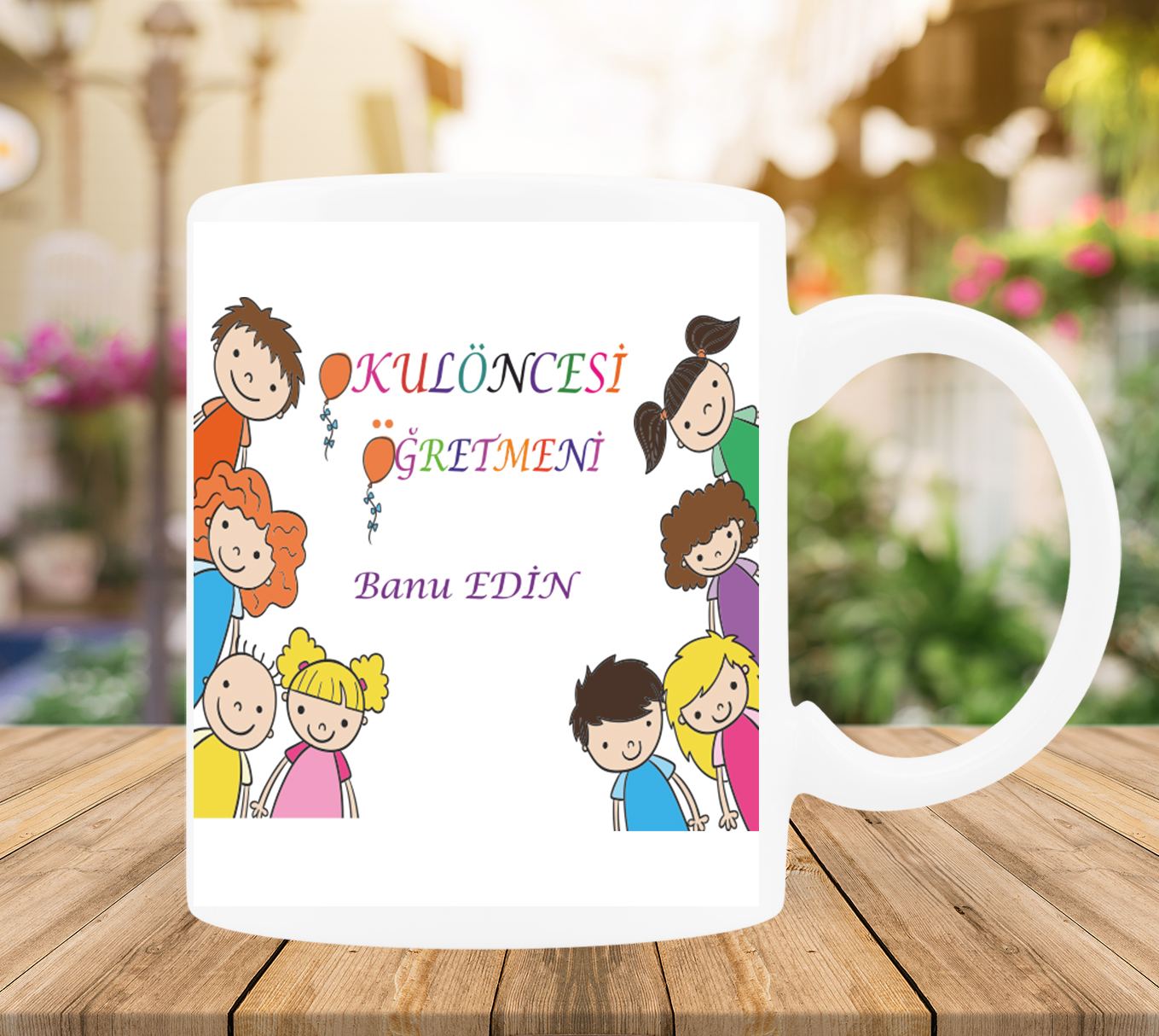 OKUL ÖNCESİ ÖĞRETMENİNE ÖZEL BARDAK